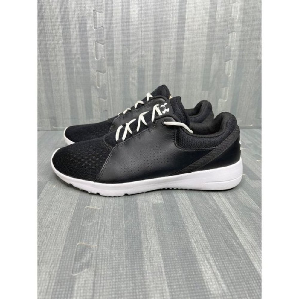 Under Armour Squad Sneakers Black White Women's Size 10.5